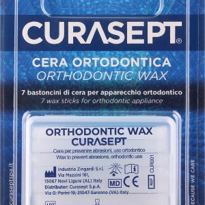 Curasept Orthodontic Wax – 7 Protective Sticks for Braces Comfort