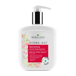 Bio Balance Derma-Age Rejuvenating Facial Cleansing Gel 250ml – Anti-Aging, Gentle Exfoliation & Skin Renewal