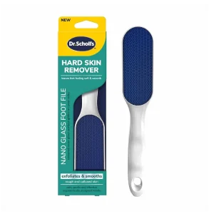 Dr Scholl’s Hard Skin Remover Nano Glass Foot File – Smooth Rough Feet with Gentle Precision