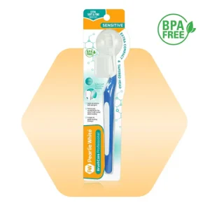 Pearlie White BrushCare Sensitive – Extra Soft Microfine Bristles for Delicate Teeth & Gum Comfort
