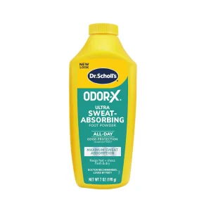 Dr Scholl’s Ultra X Sweat Absorbing Foot Powder – All-Day Freshness & Moisture Control