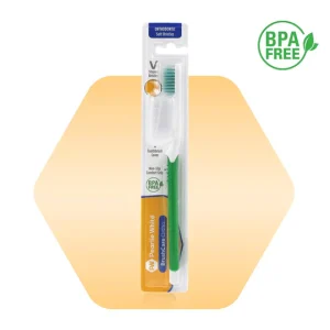 Pearlie White BrushCare Ortho Soft – V-Shaped Microfine Bristles for Braces Care