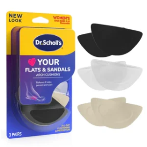 Dr Scholl’s Love Your Flats & Sandals™ Arch Cushions – Invisible Arch Support for Stylish Footwear
