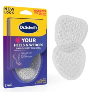 Dr Scholl’s Love Your Heels & Wedges™ Ball of Foot Cushions – Invisible Forefoot Comfort for Stylish Shoes