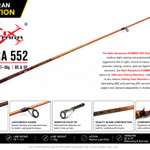 Relix Nusantara TOP SEC KANERA 552 – Genuine Replacement Top Section
