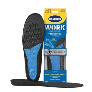 Dr Scholl’s Work Insoles with Massaging Gel® – All-Day Comfort for Hardworking Feet